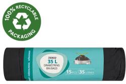 Tesco szemeteszsák zárószalaggal 35 l 15 db
