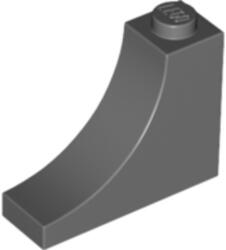 LEGO® Alkatrészek (Pick a Brick) Sötét kékesszürke 1x3x2 Íves Elem 6172811 (6172811)