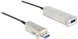 Delock aktív optikai kábel USB 3.0-A apa & gt; USB 3.0-A anya 20 m (83739)