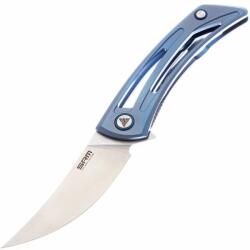 Összecsukható kés, SRM, Unicorn, 7415-TE, titán fogantyú, 154 cm acél, kék