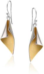  Elegáns Ezüst-Aranyozott Fülbevaló - Ródium Bevonattal