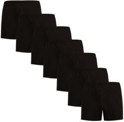 Nedeto 7PACK férfi bő szárú boxeralsók Nedeto fekete (7NDTT001) XXL