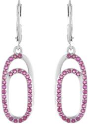  Ezüst Fülbevaló Thai Rubinnal, PCY10999