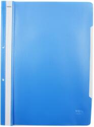 NOKI műanyag gyorsfűző, sínes és lyukakkal, kék, 50 darab/szett (NK482313S)