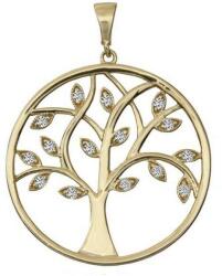  Életfa medál, mutatós arany ékszer