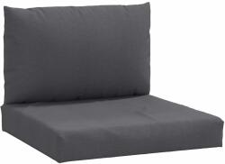 vidaXL 2 db melange antracitszürke szövet raklappárna 4002640 (4002640)