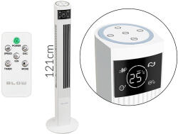 BLOW XXL Oszlopventilátor - 125 cm, 90 W, Fehér