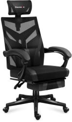 Huzaro játékszék, gamerszék Combat 5.0, fejtámasz, lábtámasz, Fekete (HZ-Combat5.0Black)