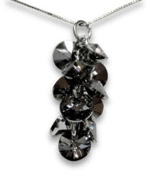 Swarovski - Szőlőfürt Medál - Ezüst Nyaklánc - 35x10mm