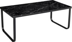 Praktiker Dohányzóasztal 105x55x42 Cm Fekete Márvány