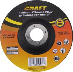 Craft Vágótárcsa 125x3x22, 25mm, Rozsdamentes Acél