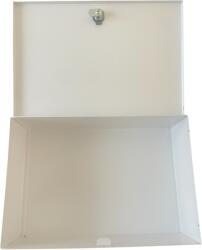 GST Tresor Pénzkazetta 100x355x240 Mm Maxi, Betét Nélkül Fehér