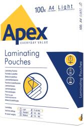 Apex lamináló fólia, A4, 80 mikron, 100 db/készlet (6003201)