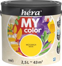 Héra My Color Beltéri Színes Falfesték 2, 5l Mézsárga