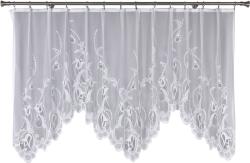 Splendid Vitrázs Függöny 300x120cm Fehér Poliészter