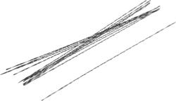 Suki Puk Lombfűrészlap, 12 Db, Méret 1, Kerek