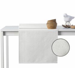 DecoKing Asztalterítő Sparkle krémű metálfényes modern 115x300+35x300 DecoKing