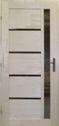 Delta Füred fenyő 100x210cm balra nyíló sík üvegezésű pallótokos beltéri ajtó