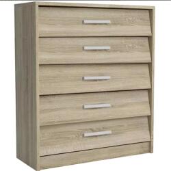 D & L Sam 5s Cipősszekrény, 90x87x33cm, Sonoma Tölgy