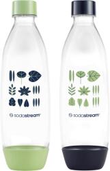 SodaStream fuse duó palack 2db-os 1L zöld+kék szín műanyag