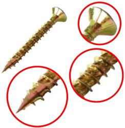 JKH pozdorjacsavar 6x160mm 6db-os önmenetes extra