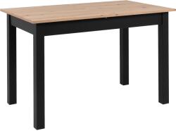 finori Coburg 120 étkezőasztal kihúzható Artisan tölgy-fekete