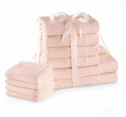AmeliaHome Törölköző AMARI - AMELIAHOME púderrózsa 2*70x140+4*50x100+4*30x50 AmeliaHome