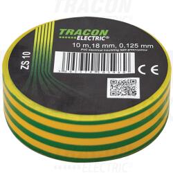 MENTAVILL Szigetelőszalag 10m×1, 8cm Zöld-sárga Pvc