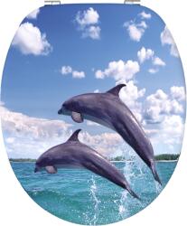 Praktiker Praktiker delfin mintás MDF WC-ülőke