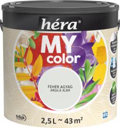 Héra My Color Beltéri Színes Falfesték 2, 5l Fehér Agyag