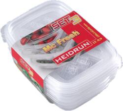 Heidrun Mc Fresh ételtároló Doboz, 0, 9l, 19, 8x13, 9x6cm, 3db/cs