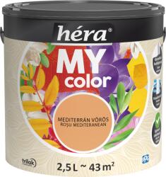 Héra My Color Beltéri Színes Falfesték 2, 5l Mediterrán Vörös