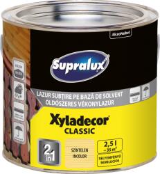 Supralux S. Xyladecor Classic Vékonylazúr 2, 5l Szintelen Oldószeres