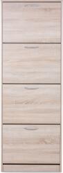finori Mainz Cipőtároló 4 Ajtó Sonoma Tölgy 58x162x25cm