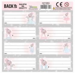 DERFORM Backup Nyuszis 8 db-os füzetcímke (5901130090808)
