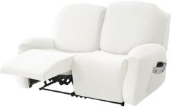  Relax Fotel Huzat (bársonyos, 2 üléses, fehér, rugalmas)