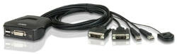 ATEN CS22D-A7 2-Port USB DVI KVM Switch