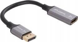 Lanberg Adapter DisplayPort 1.4 - HDMI 2.1, DP -> HDMI Ultra HD 8K, 4K 144Hz (AD-DP-HD-04) (AD-DP-HD-04)