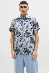 JACK & JONES Jack & Jones, Mintás pamuting, Halványsárga, Törtfehér, Világoskék, L (12269137-CHAMBRAY-BLUE-L)