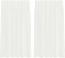 vidaXL 2 db fehér voile függönyök rúd zsebekkel 0.25 kg 4102242 4102242 (4102242)