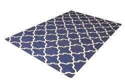 Bakero Kelim JP 11052 dk. blue/white Szőnyeg (150x240 cm)