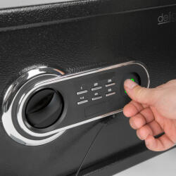  Bewello Delight Digitális széf ujjlenyomat olvasóval és gombsorral - 350 x 250 x 250 mm 55585 (55581-1)