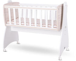 Lorelli First Dreams ringatható bölcső 105x55 - White / Light Oak New