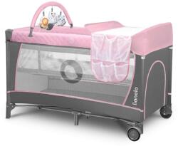 Lionelo Flower Utazóágy - Járóka - 2 az 1-ben (LO-FLOWER FLAMINGO)