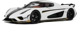  Koenigsegg Regera Record fehér 2023 modell autó 1: 18