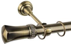  Pluto Bárgaléria Függönyrúd - Antik Arany - 400 cm