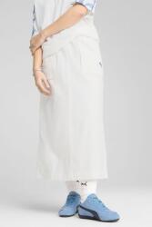 PUMA Puma, Maxiszoknya diszkrét logóval, Fehér, XS (629784-02-XS)