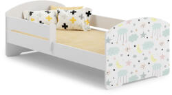 Kobi Luk egyszemélyes ágy 140x70 műalkotással - Stars