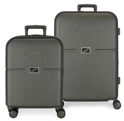  Luxus ABS utazótáska készlet 70cm/55cm PEPE JEANS ACCENT Antracita, 7699531