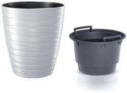 Prosperplast Ghiveci cu inserție MAZE alb 47, 5 cm